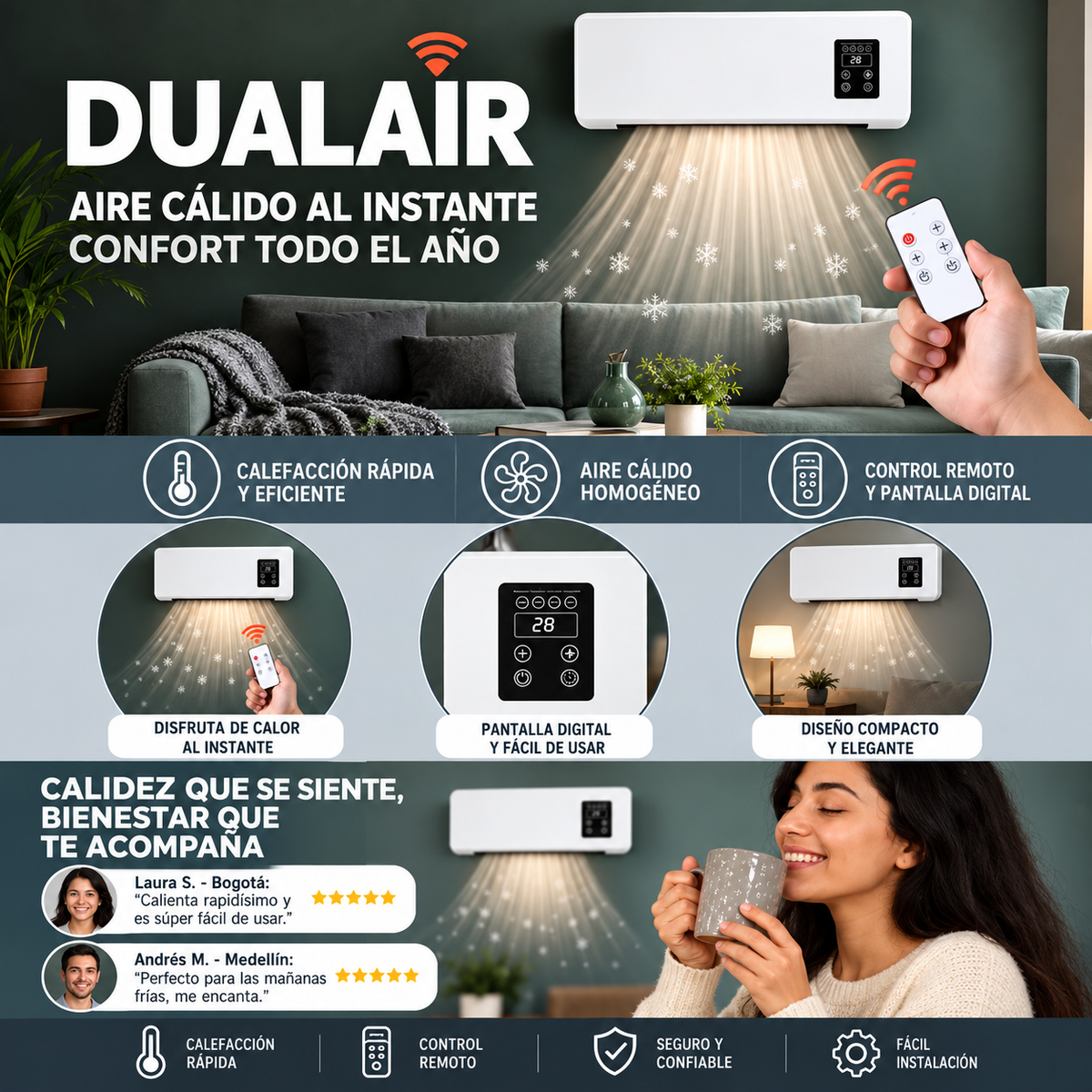 DUALAIR | Clima perfecto al instante